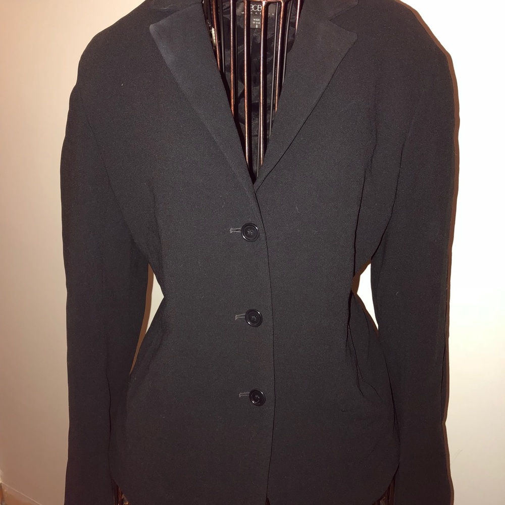 BCBG black blazer/jacket size 8